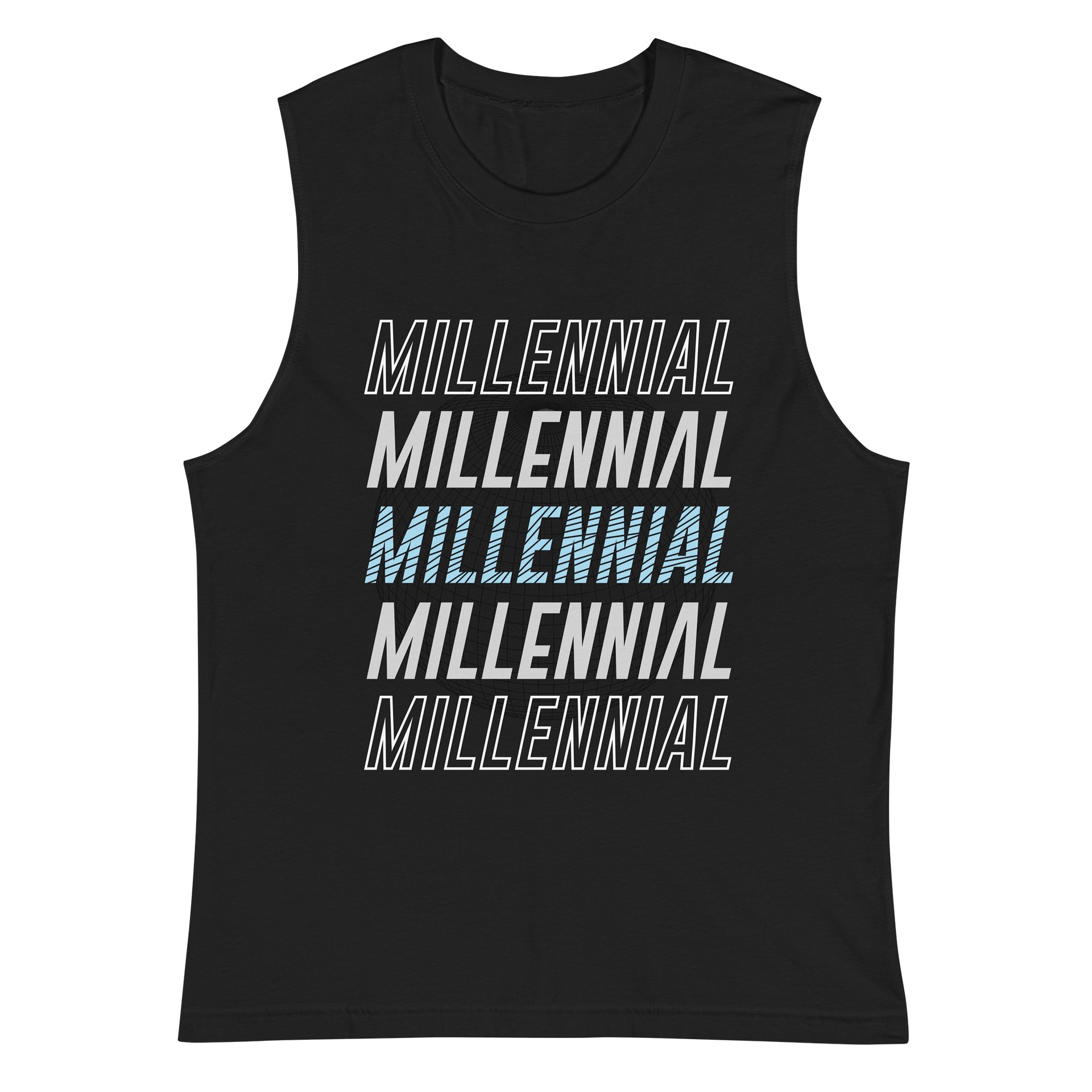 MILLENNIAL REPEAT MEN'S TANK product image (2)