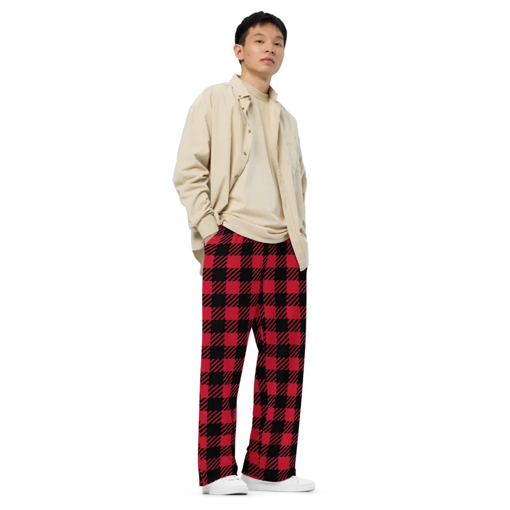 Blank & Red Wide-Leg Pants product image (9)