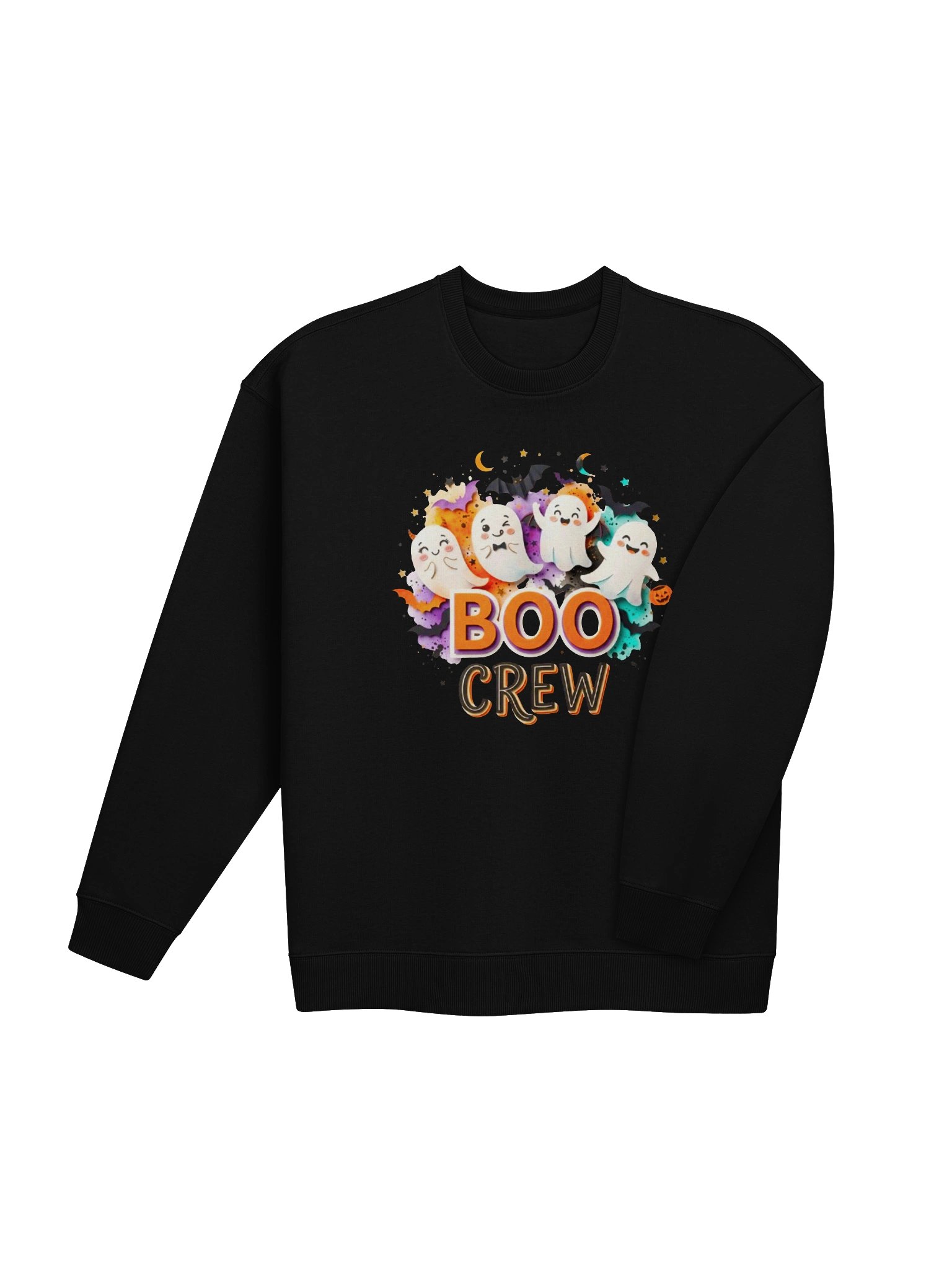 MINAY Originals | Halloween Edition "BOO CREW" Graphic Oversized Sweatshirt product image (15)