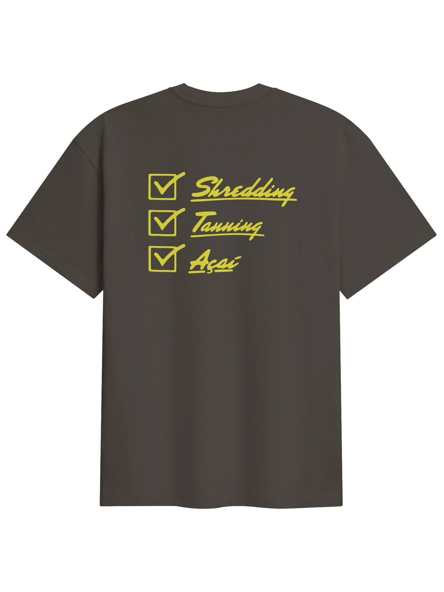 Surfer's Checklist Box Tee Vintage Black product image (1)