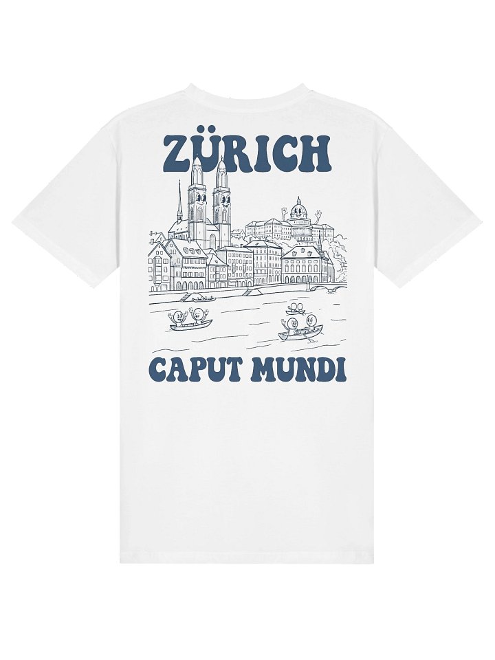 T-Shirt Regular Fit Zurich caput mundi Blue/White product image (1)