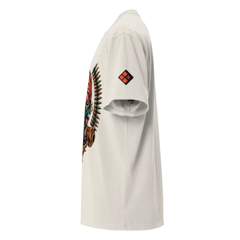 Oversized NEVER OUTGUNNED Tee product image (20)