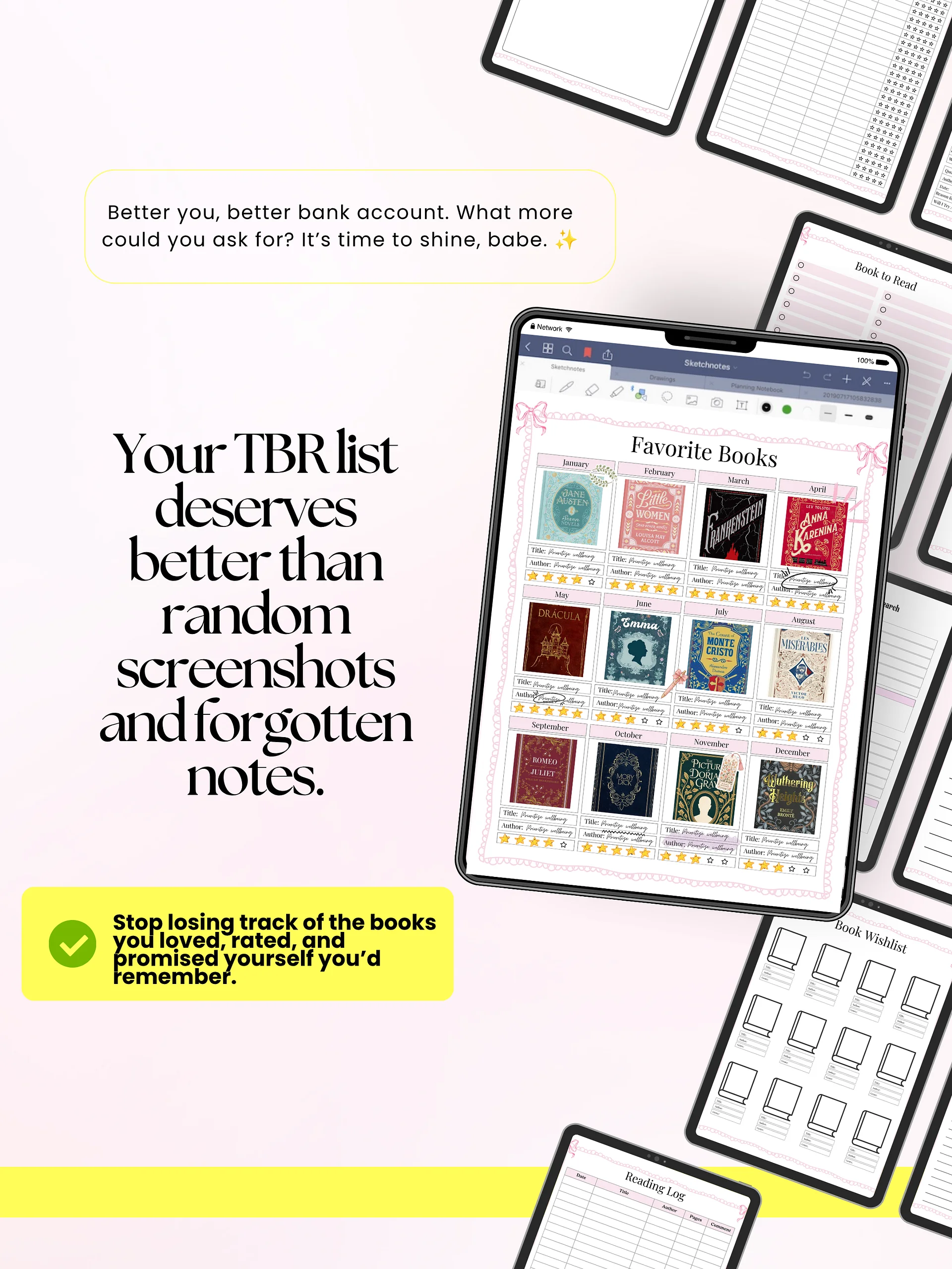Digital Reading Planner product image (2)