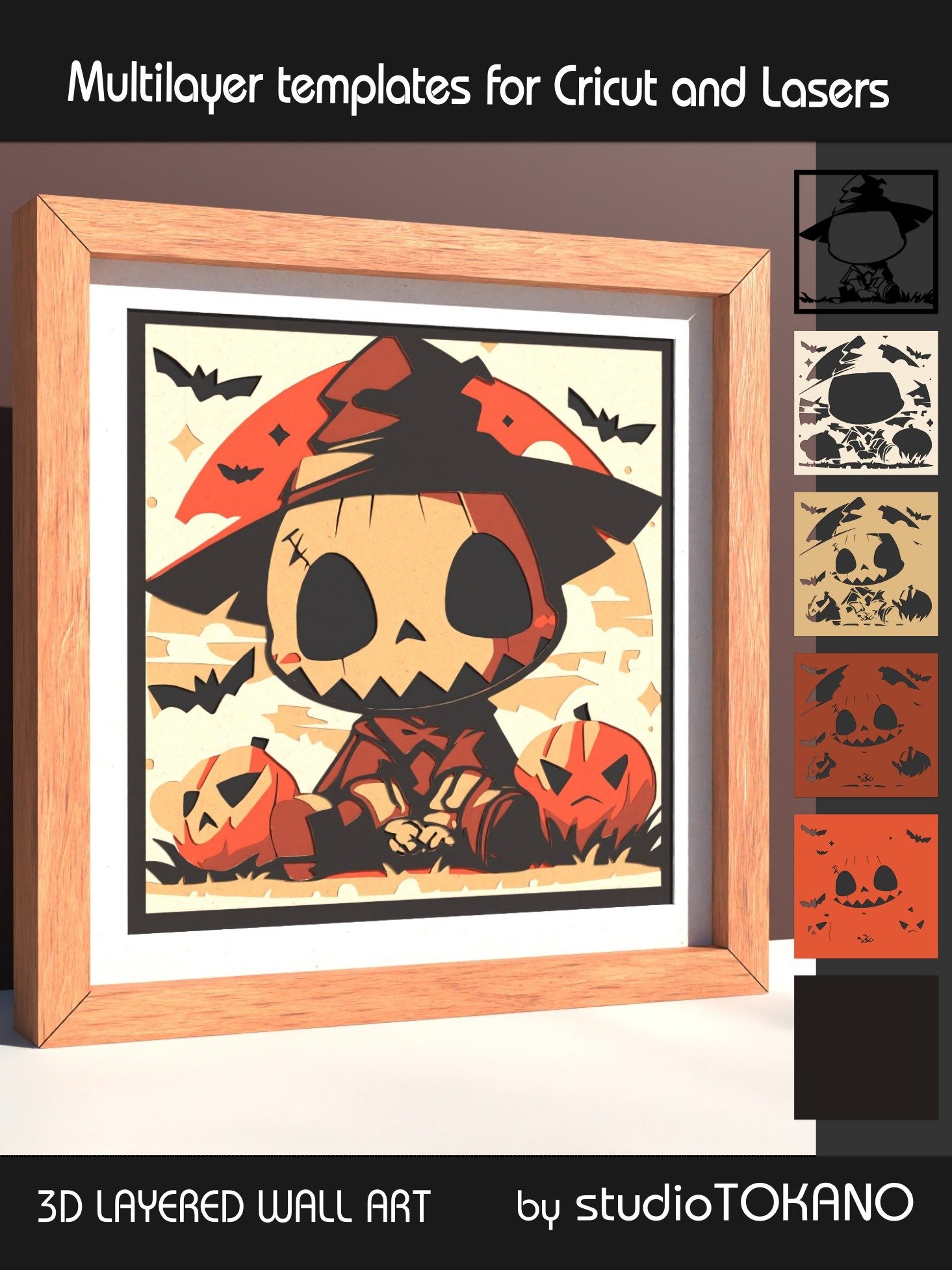 Cute Skeleton Layered Cut File product image (6)