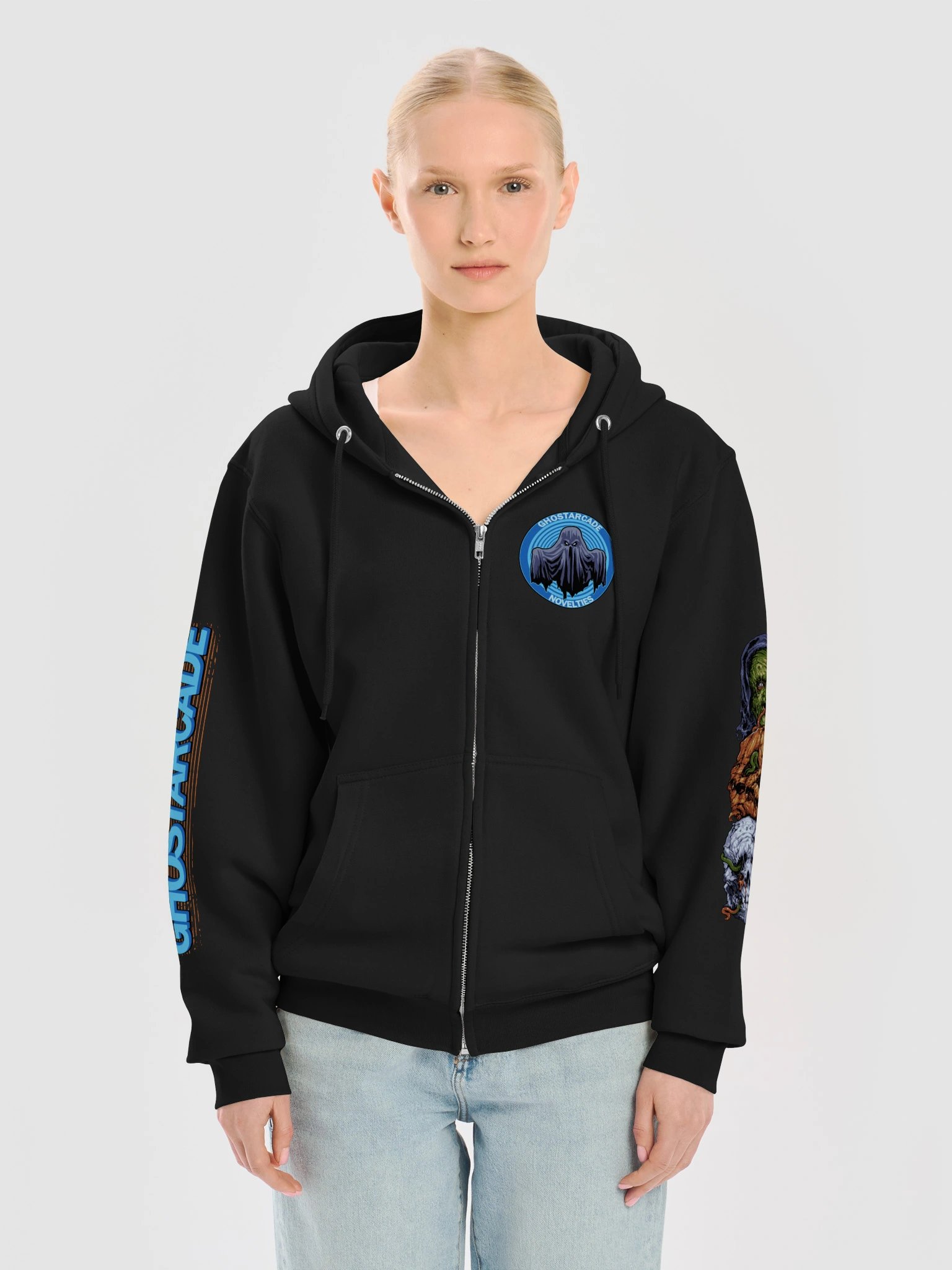 Novelty Scare Zip-Up Hoodie product image (9)