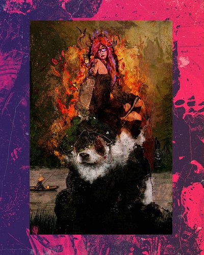 Rune of the Wild Ember, Digital x Mixed Media, 2026

Born of ash, bound to the wild. Where embers rise, the forest remembers....