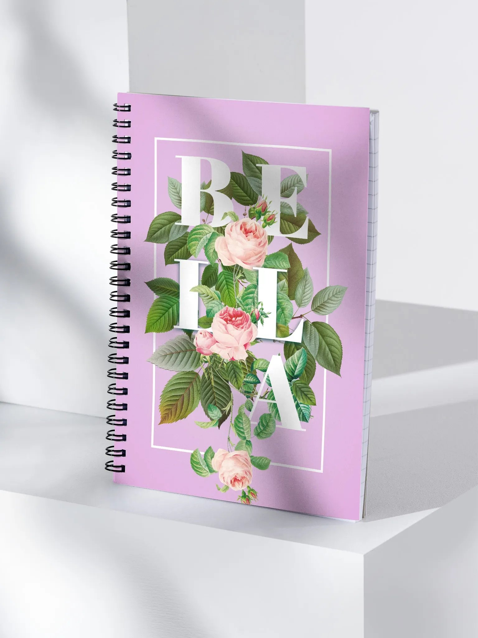 Midnight Bella Spiral Notebook product image (4)