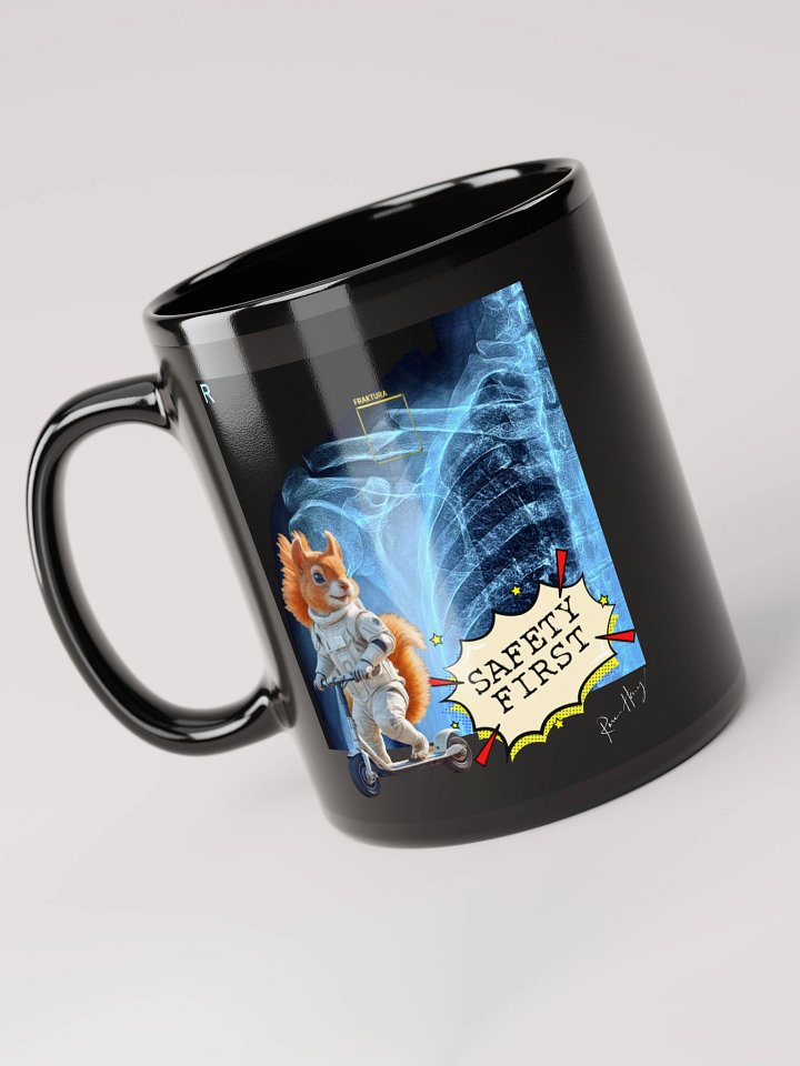 Safety First mug with real authentic X-ray product image (2)