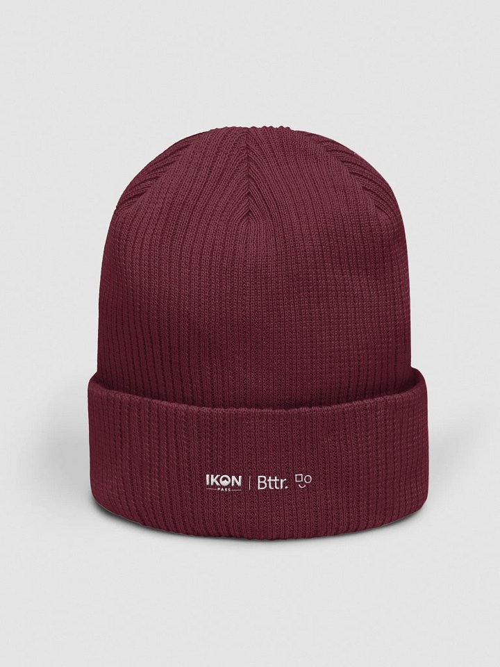 Ikon x Bttr Beanie Maroon product image (1)