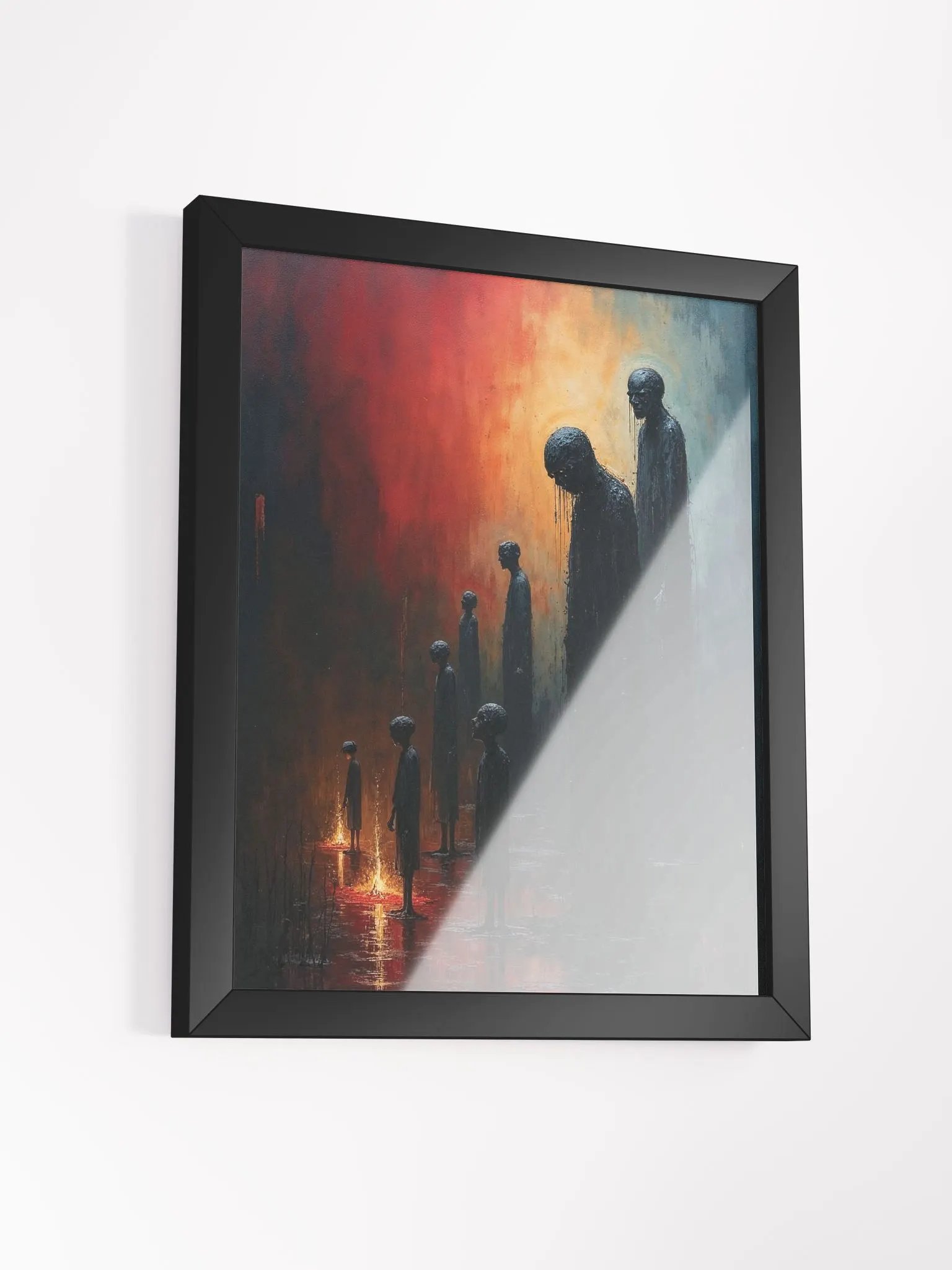 Abstract Figures Framed Print product image (15)