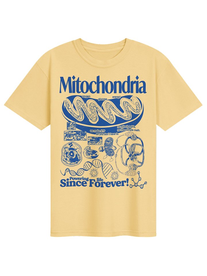 Mitochondria Graphic Tee,Biology Teacher Shirt, Comfort Colors Science Graphic Tee, Unisex product image (61)