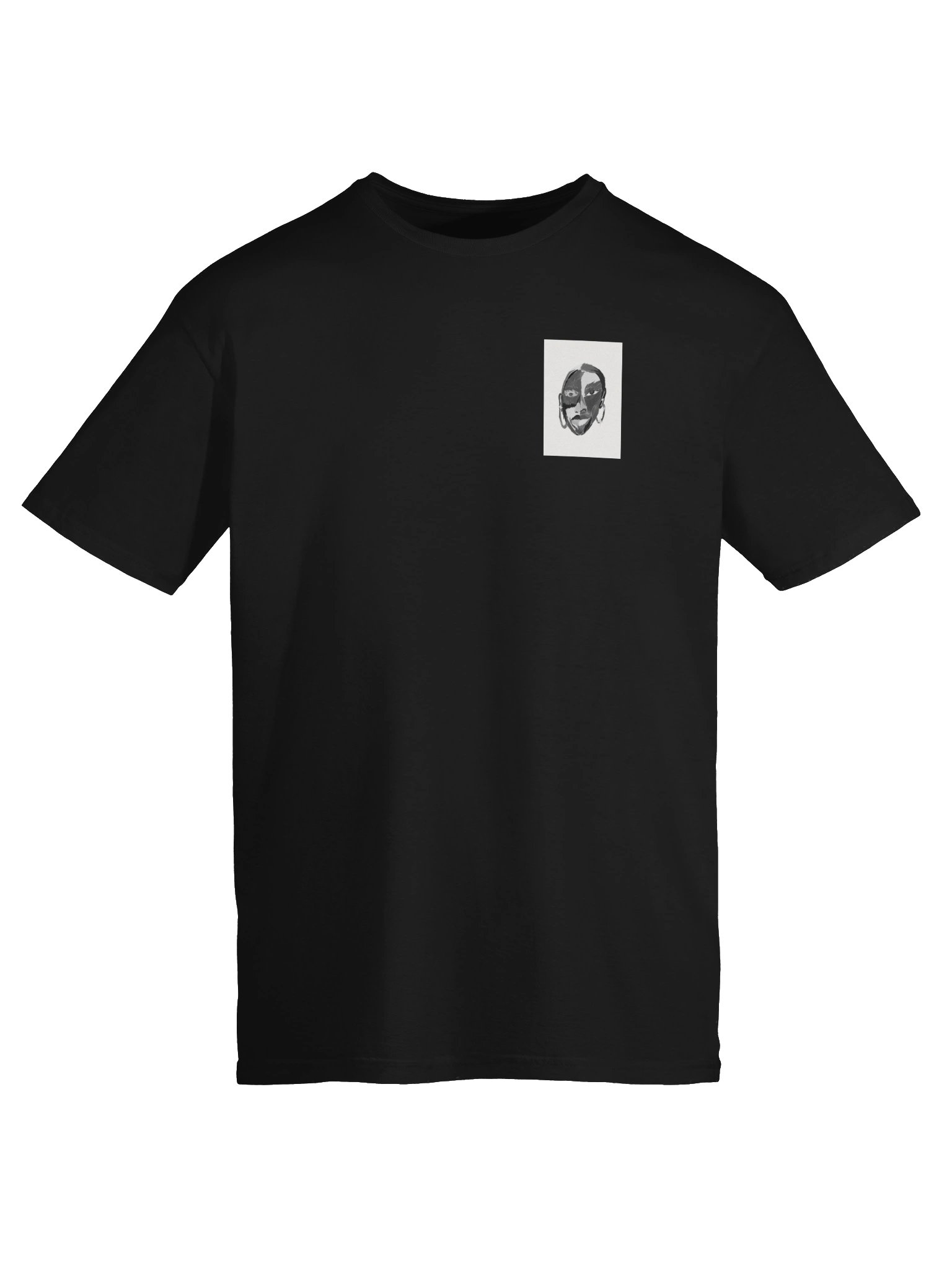 Monochrome Face Sketch Tee product image (5)