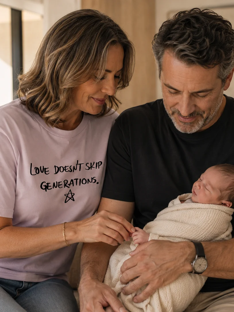 Grandparent Gift T Shirt, New Grandma Grandpa Gift, Grandparent Announcement Tee, Meaningful Family Shirt, Handwritten Unisex Tee product image (4)