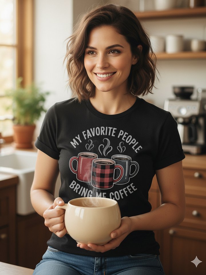 My Favorite People Bring Me Coffee T-Shirt product image (1)