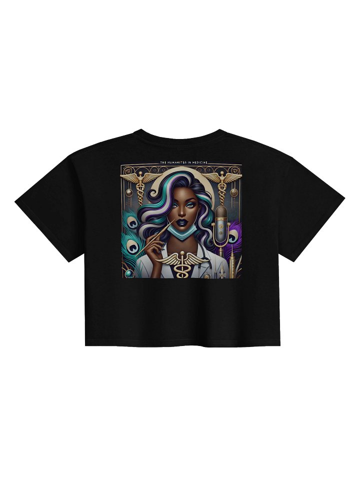 Humanities In Medicine Naughty Night Podcast Nurse Women's Crop Top product image (2)