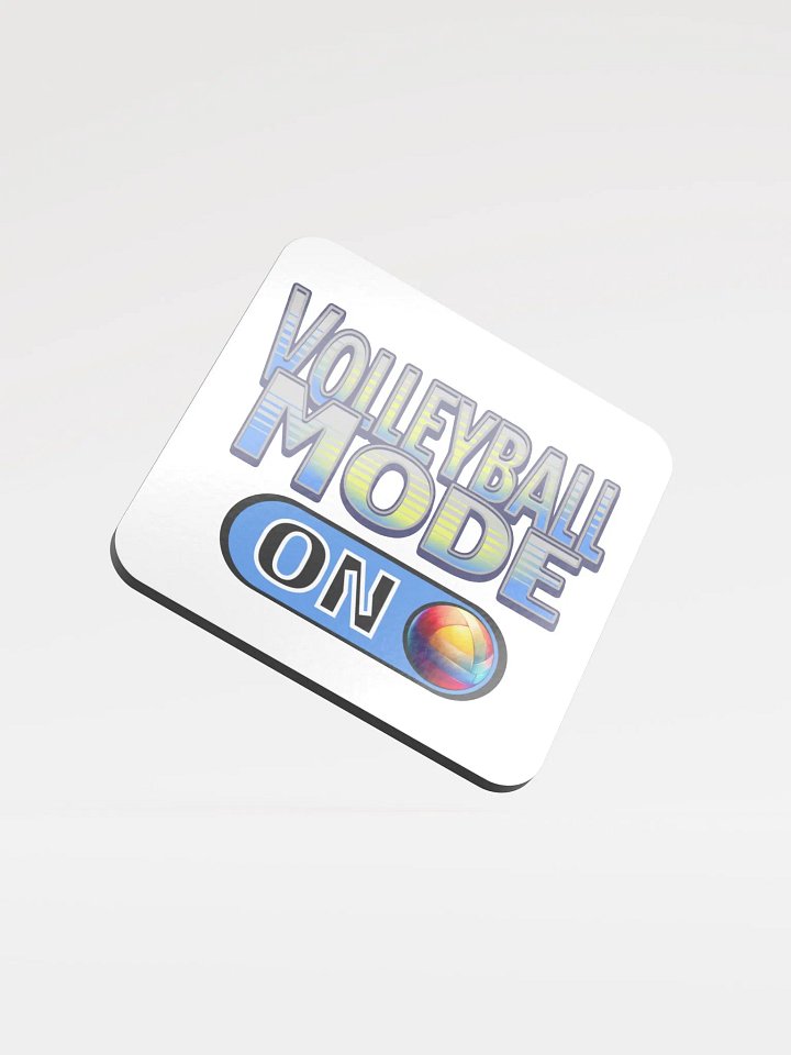Volleyball Mode On Vibrant Coaster product image (2)