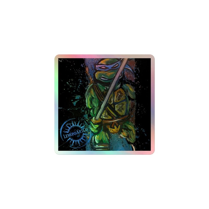 Leo Teenage Mutant Ninja Turtle Holographic Sticker Set product image (1)