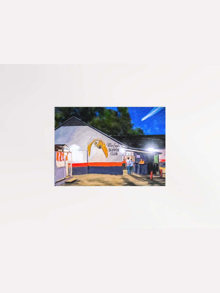 War Eagle Supper Club - Auburn Alabama Studio Art Print product image (1)