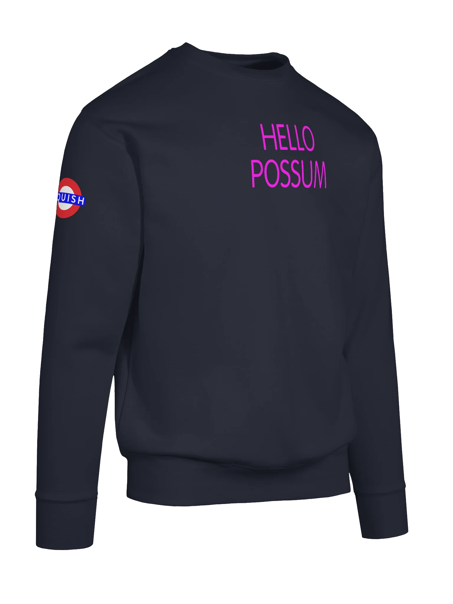 Hello Possum Graphic Crewneck - Hot Pink product image (3)