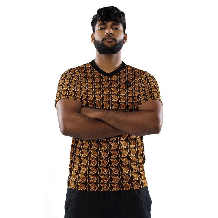 Lafate Store Designer Full Print Shirt Bronze Metal product image (2)
