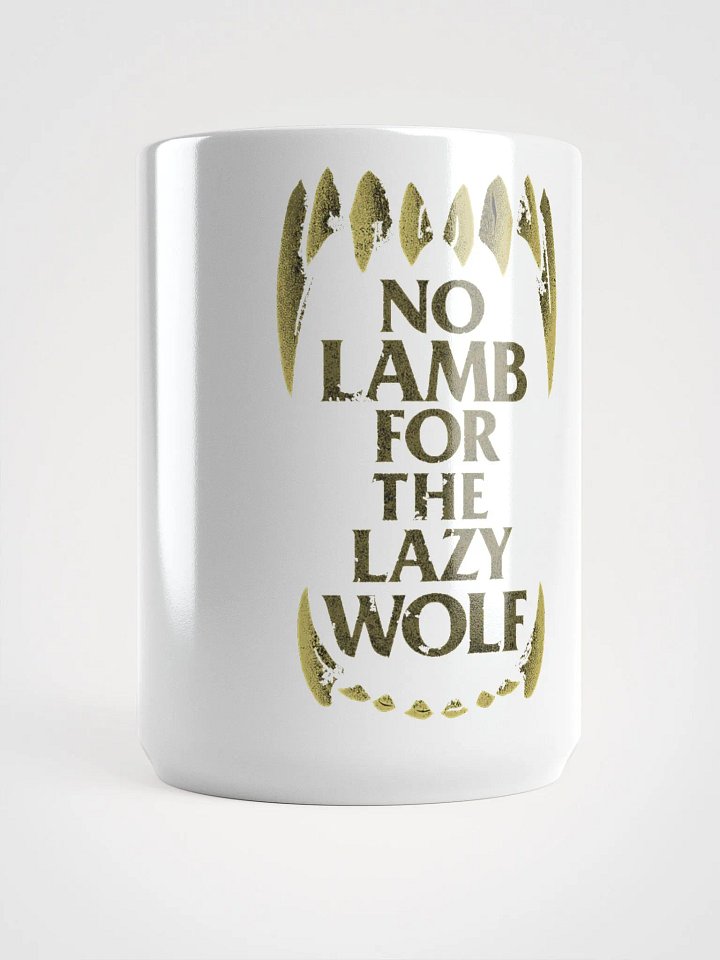 Wolf Wisdom White Glossy Mug product image (1)