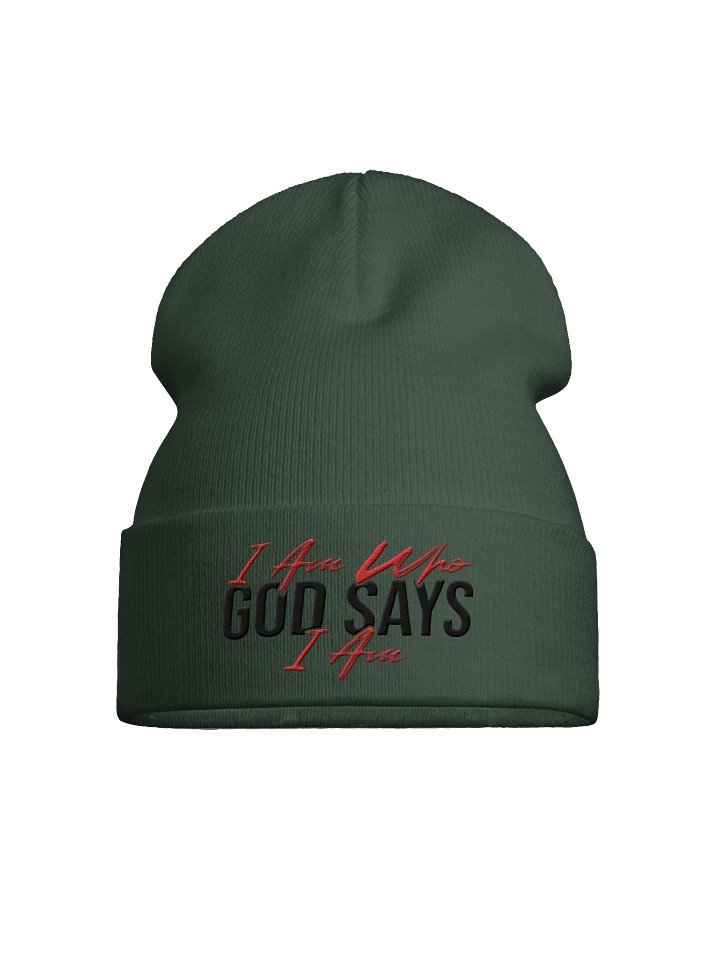 I Am Who God Says I Am, Beanie product image (1)