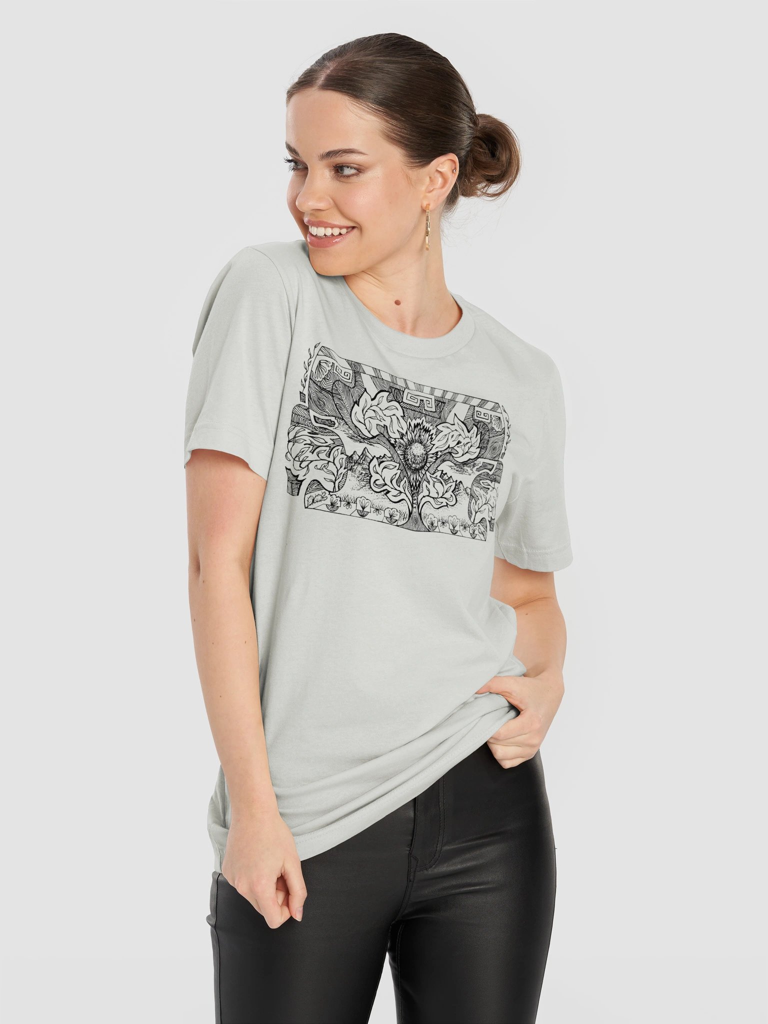 06JL3041 Sunflower Sunrise tee by Litchfield Studio product image (11)