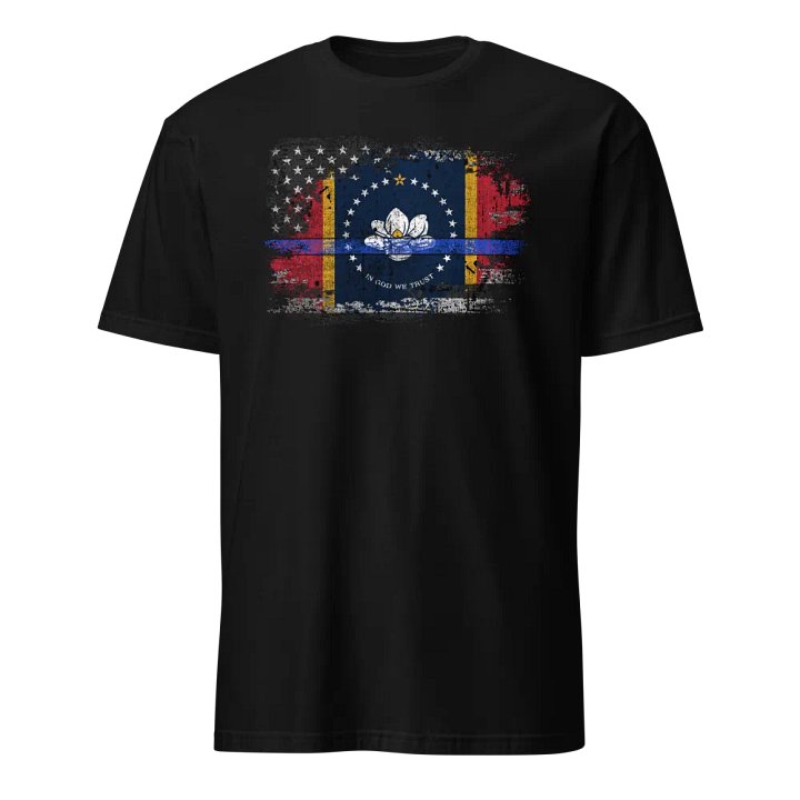 Mississippi Thin Blue Line Flag product image (1)