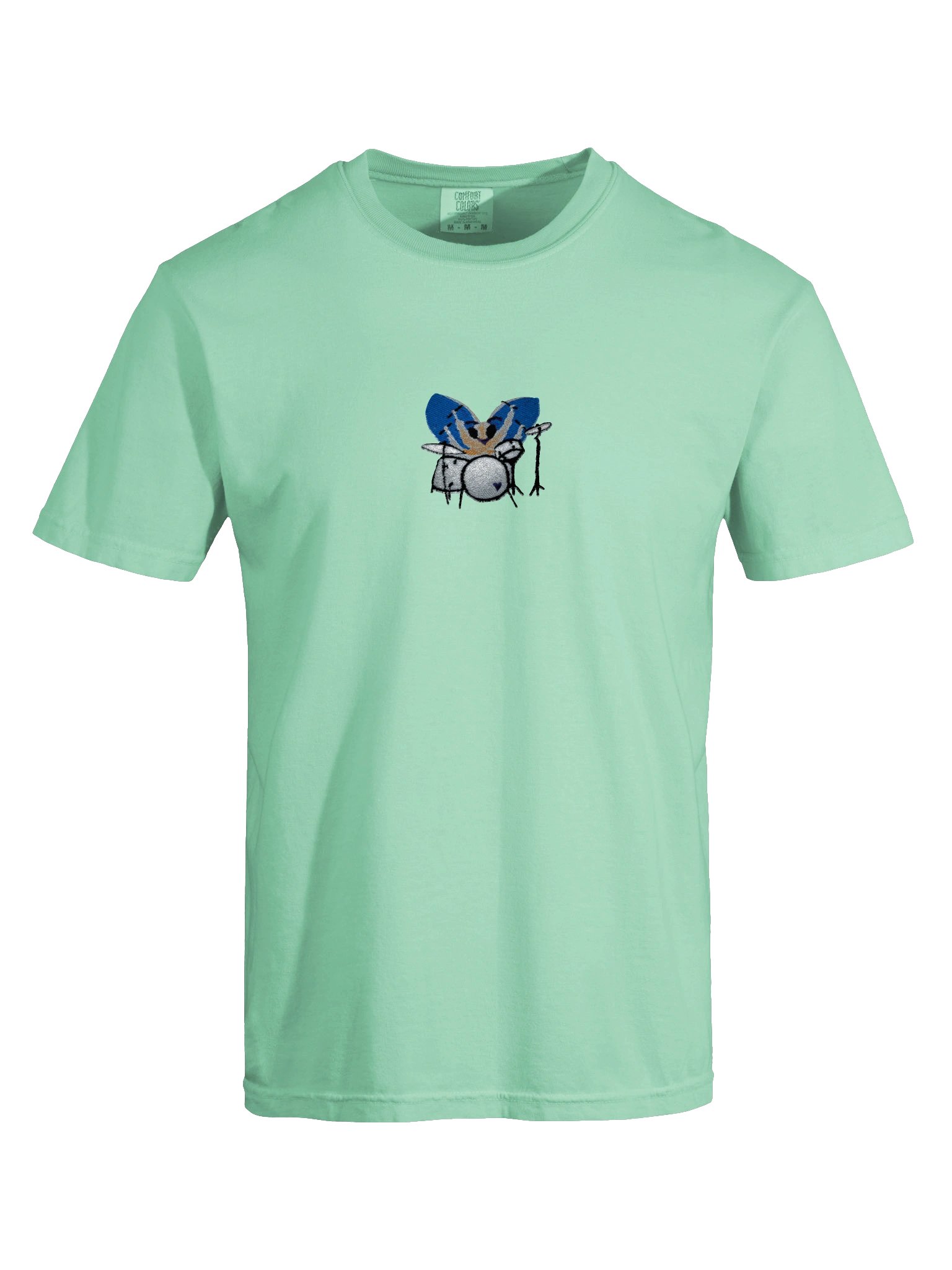 Bug Band Adult Unisex Embroidered Tee Centered GoldBug product image (77)