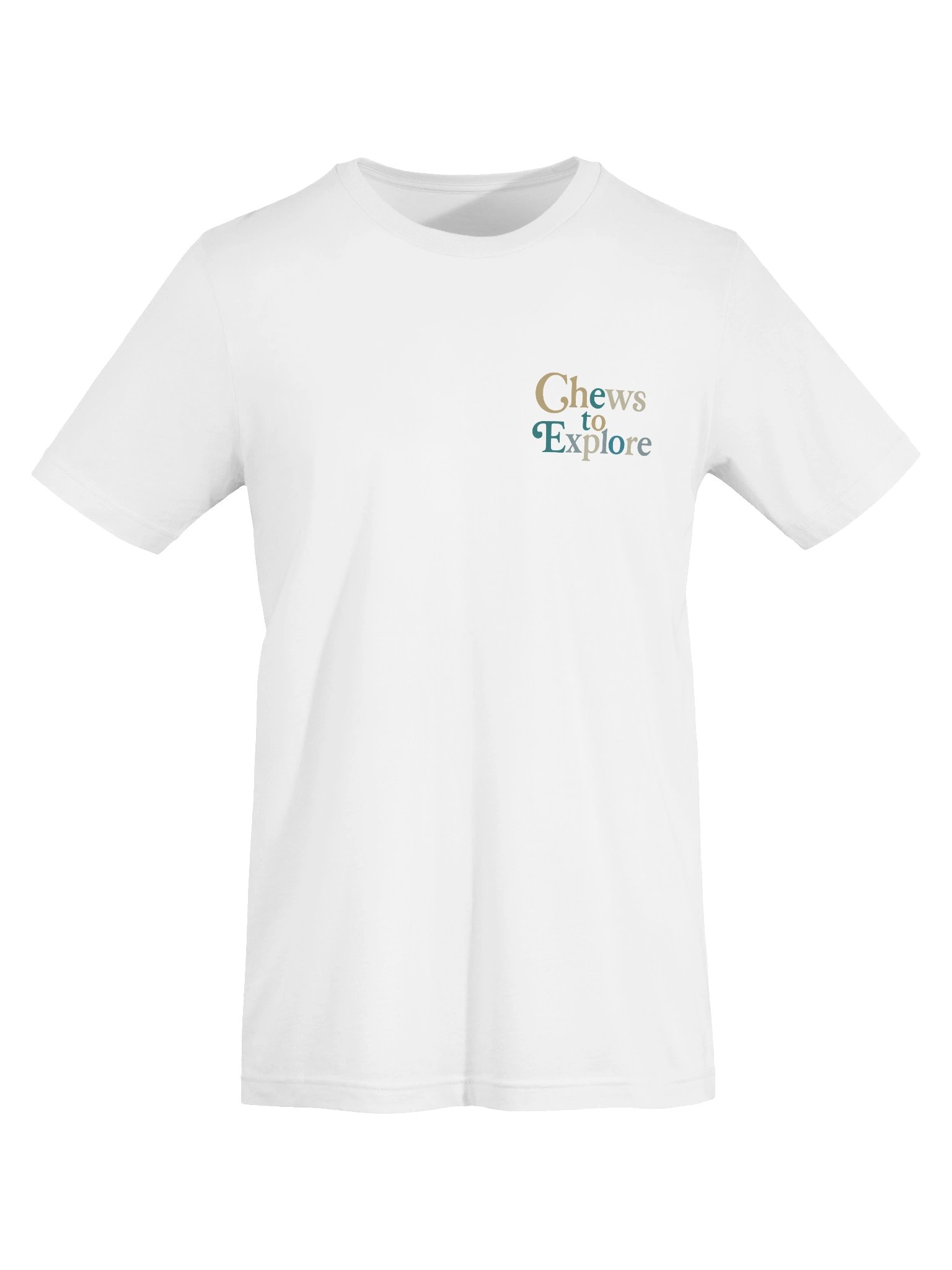 ChewsToExplore White T-Shirt product image (7)