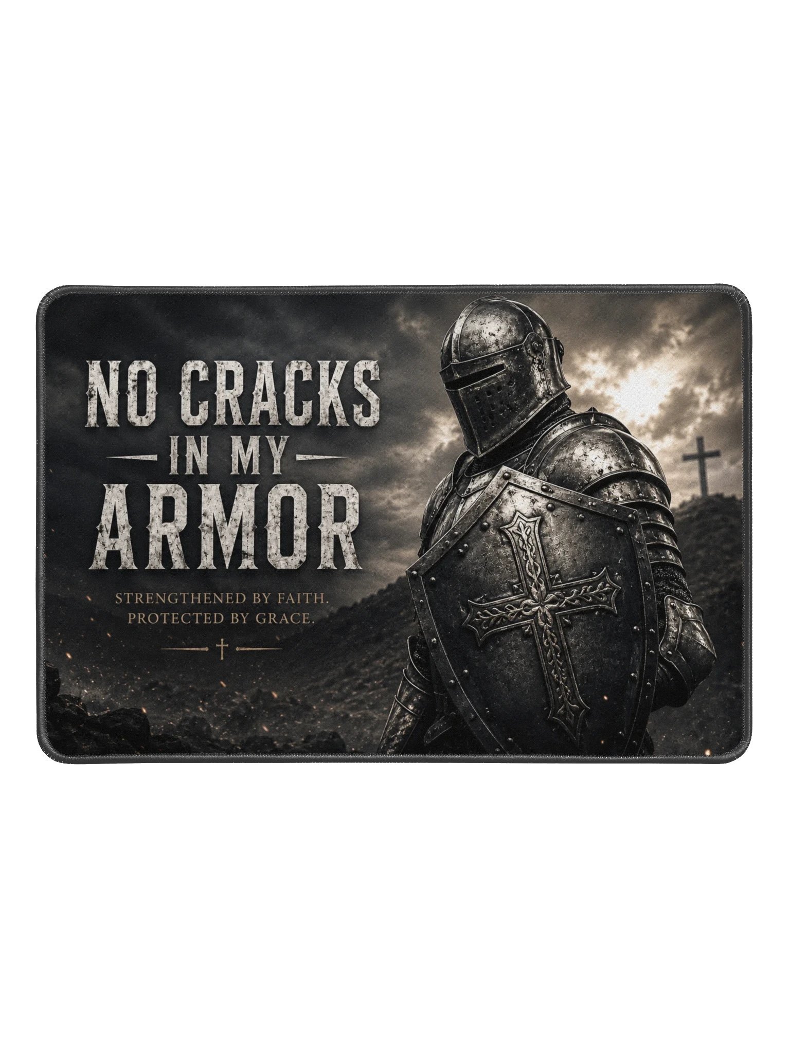 No Cracks In My Armor — Desk Mat product image (1)
