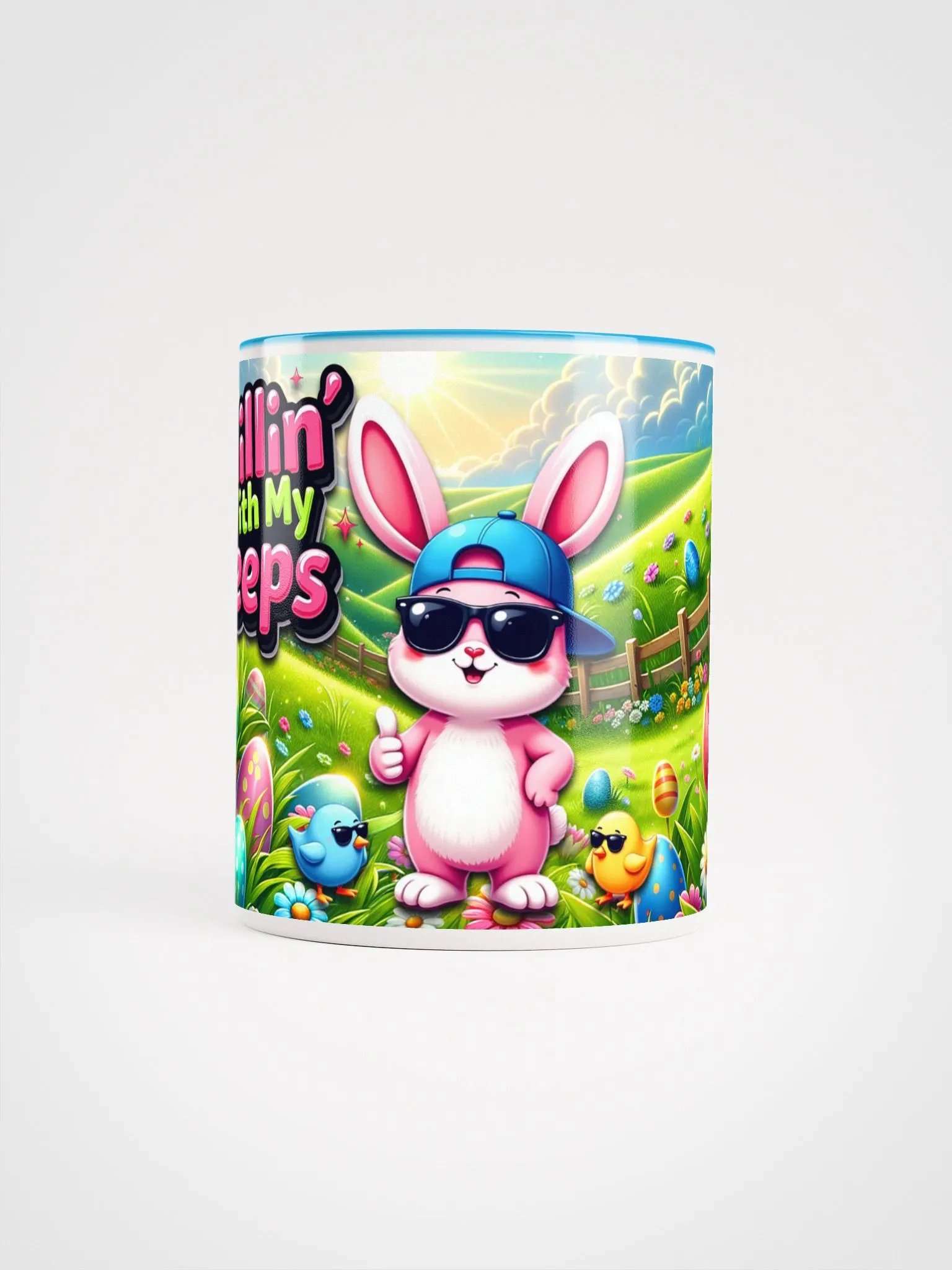 Chillin' With My Peeps Easter Bunny Ceramic Mug product image (57)