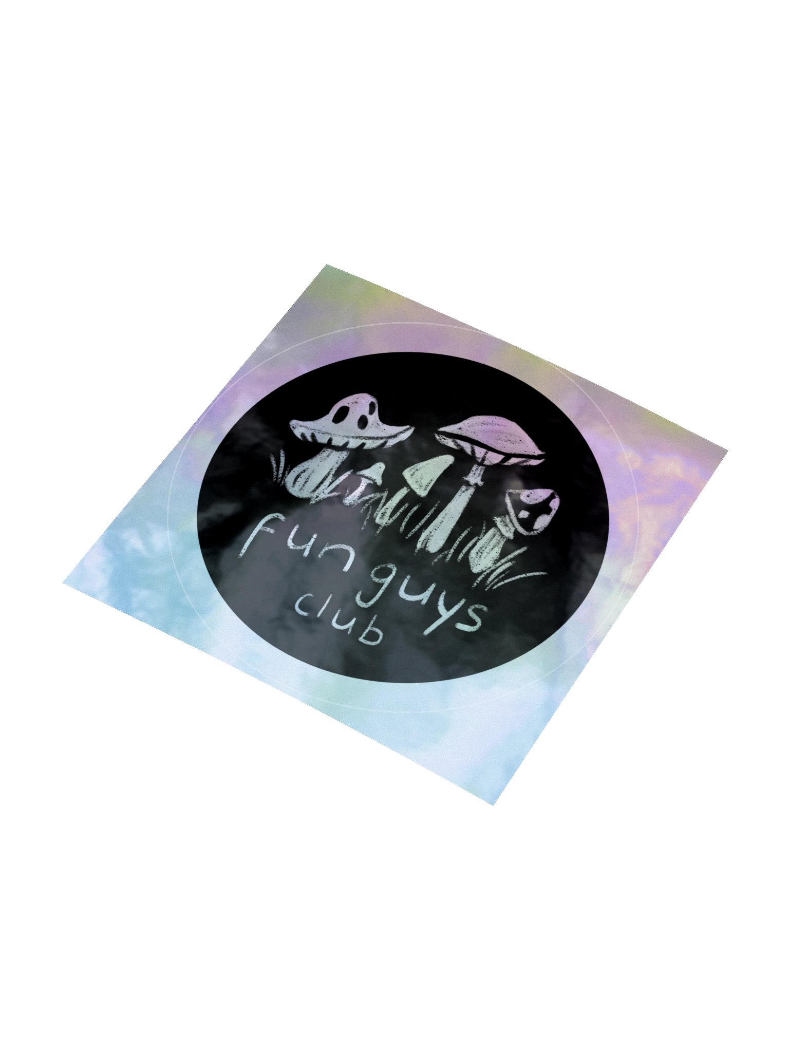 Fun Guys Club Holographic Vinyl Sticker product image (3)