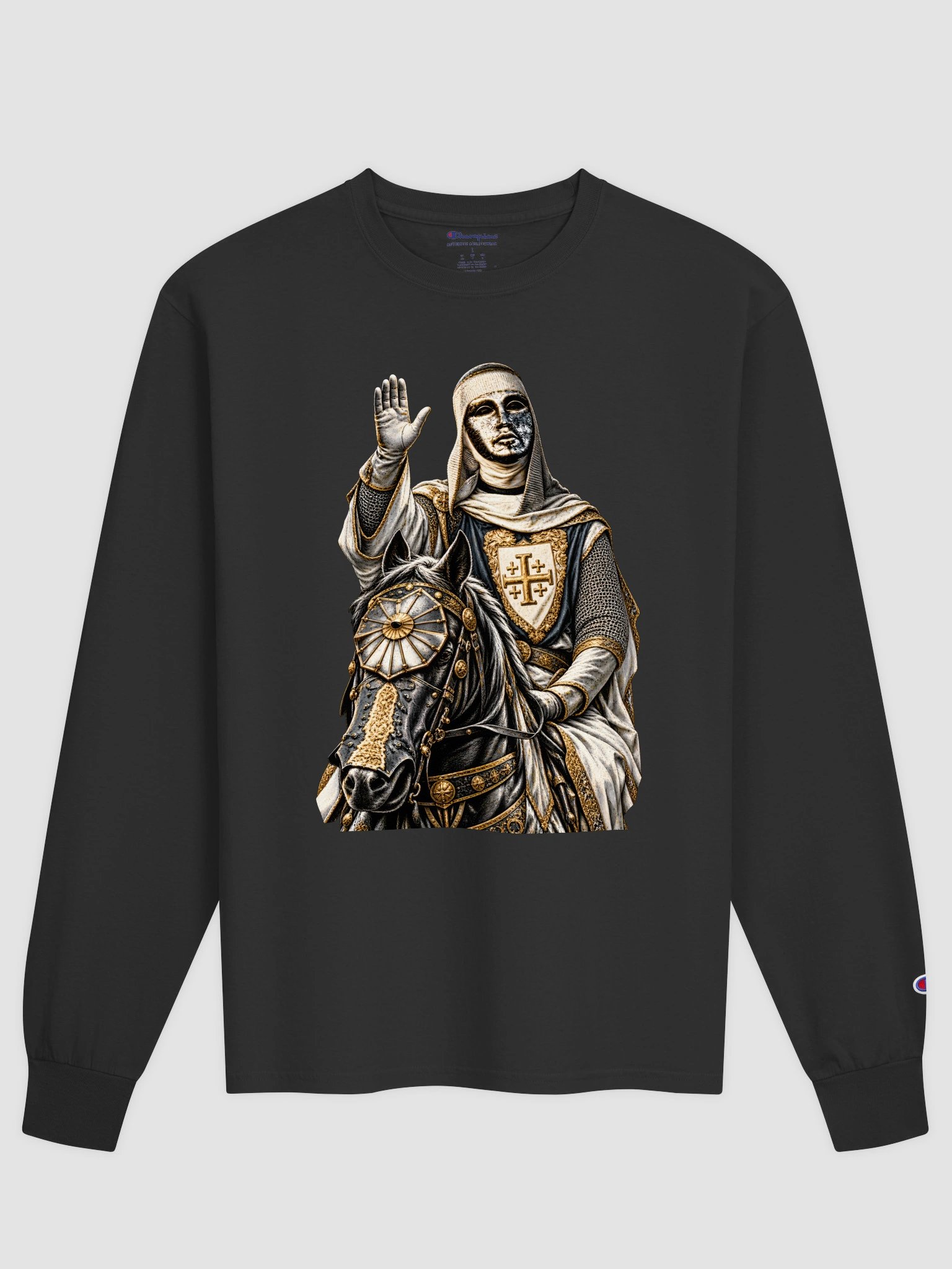 Golden Crusader Horseman Long Sleeve product image (1)