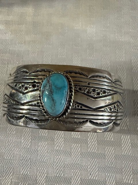 Heirloom Dry Creek Turquoise Wide-Band Masterpiece Cuff product image (1)
