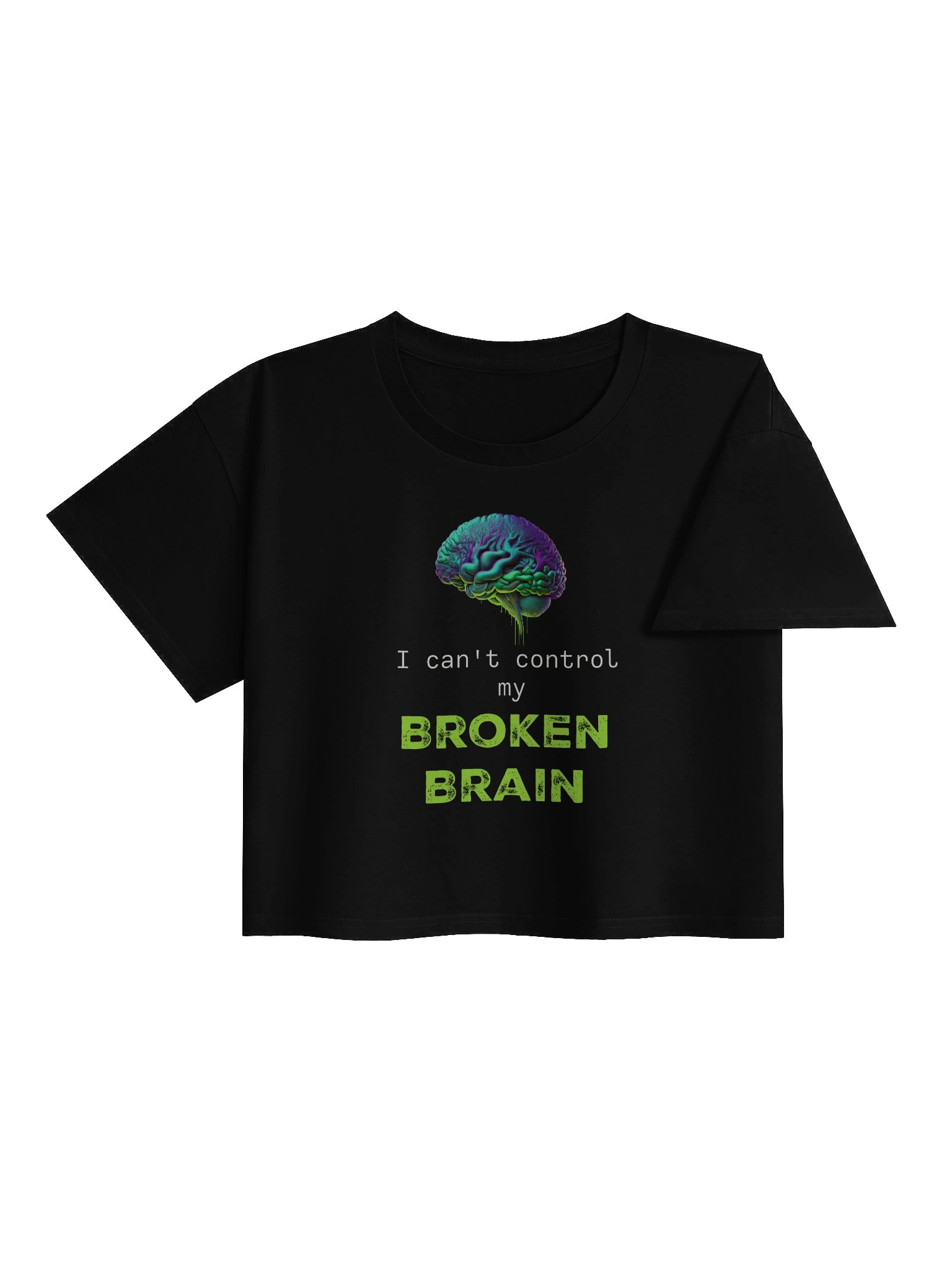 Broken Brain: AS Colour Women's Crop Top product image (4)