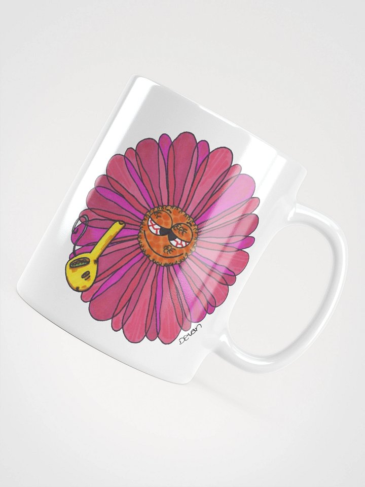 Pink Stoner Flower Mug product image (2)
