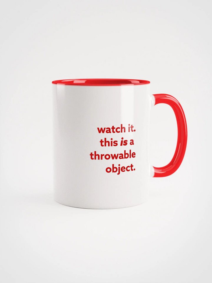 Probable Weapon Mug, red product image (1)