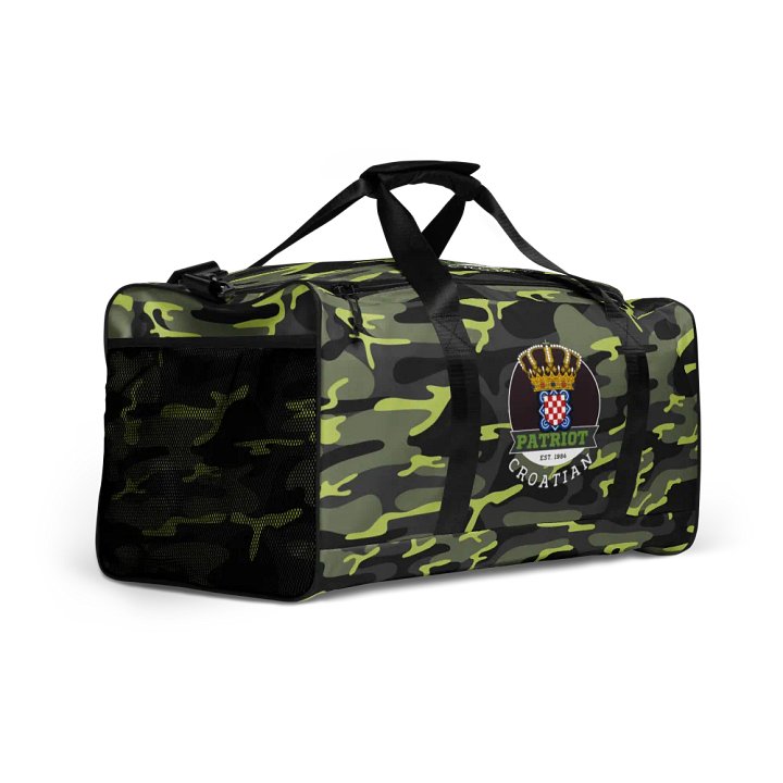 Croatian Patriot All-Over Print Duffle Bag product image (2)