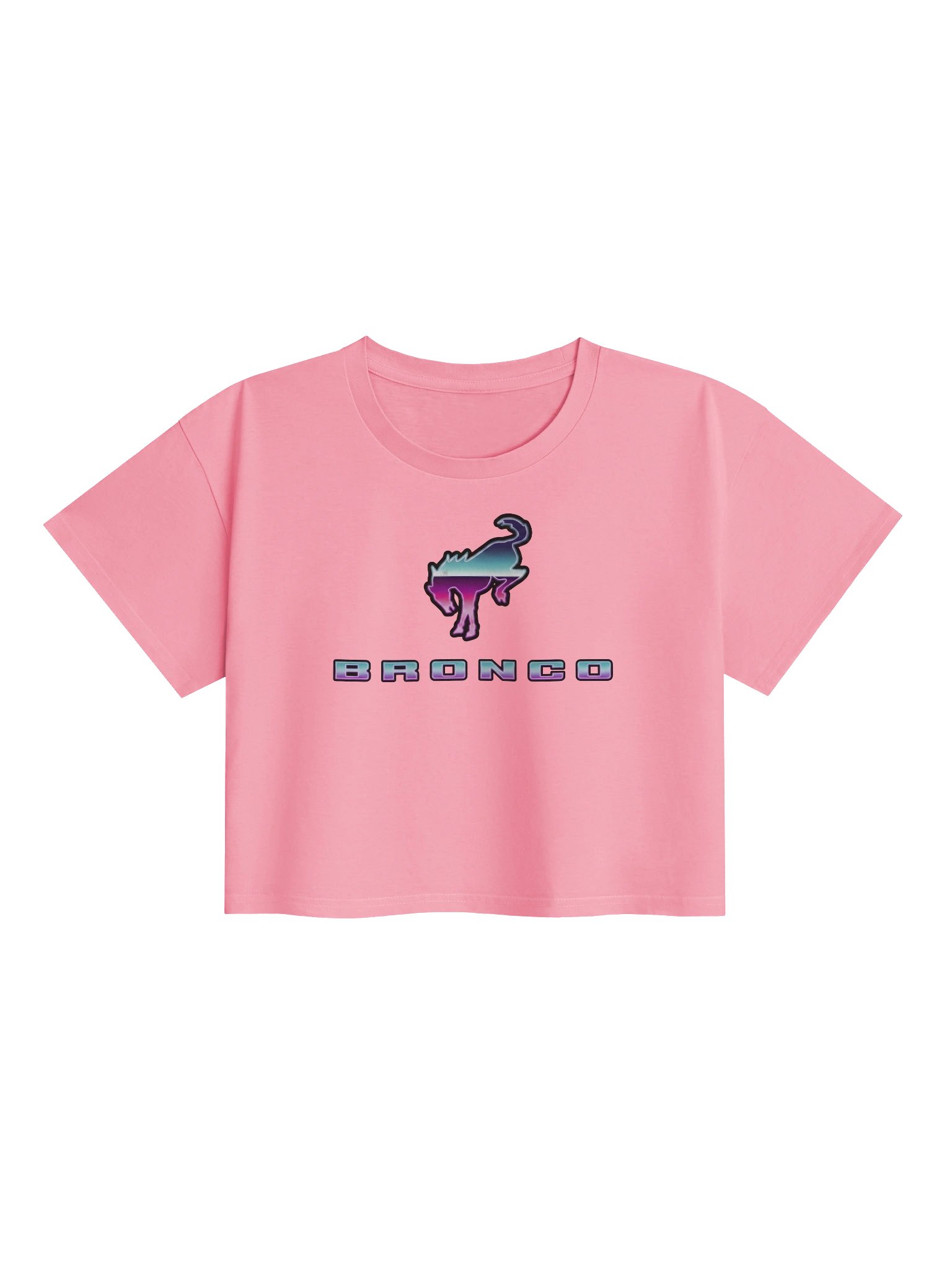 2026 Bronco Beach Bash OBX / Destination Bigfoot Bronco Collab | Women's Crop Top (Multiple Colors Available) product image (3)
