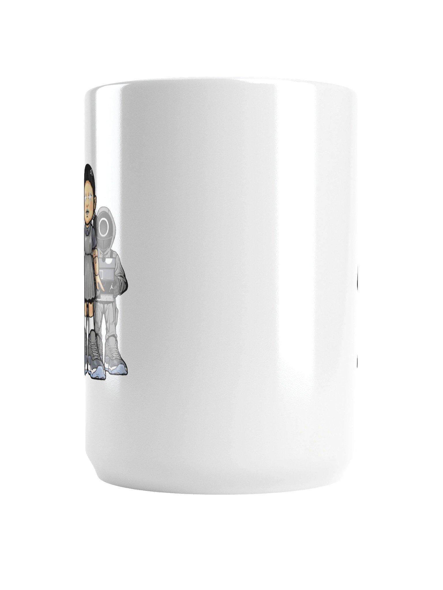 Ceramic Mug – Masked Mystery Modern Graphic Coffee Mug for Daily Use product image (6)