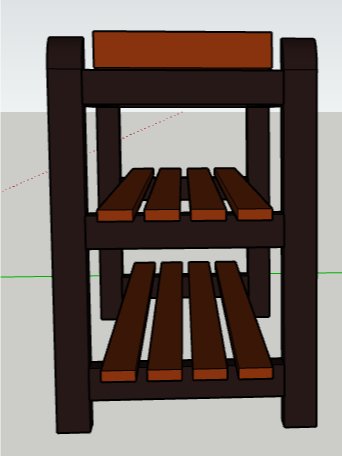 [Build Plans] Shoe rack Bench product image (2)
