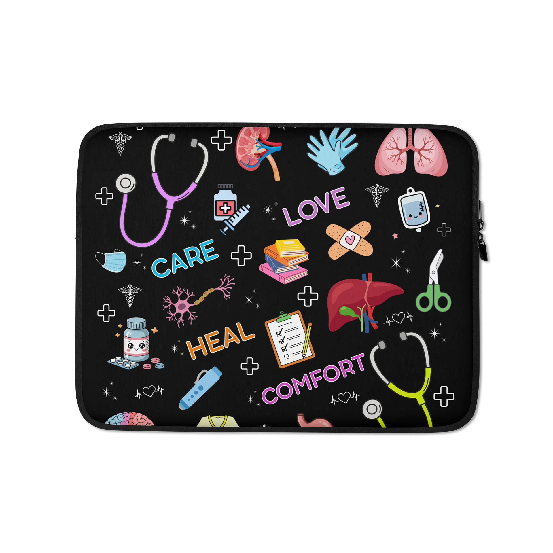 Nursing Student Laptop Sleeve | Medical Laptop Case for Nursing School & Clinicals by Nurse Sarah ® product image (1)