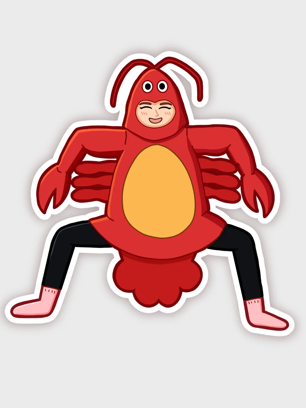 lobster leek sticker product image (1)