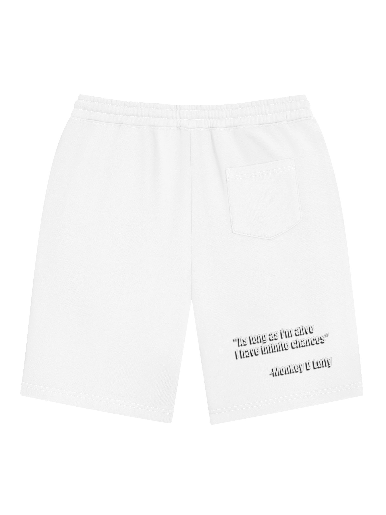 Straw Hat Skull Fleece Shorts product image (3)