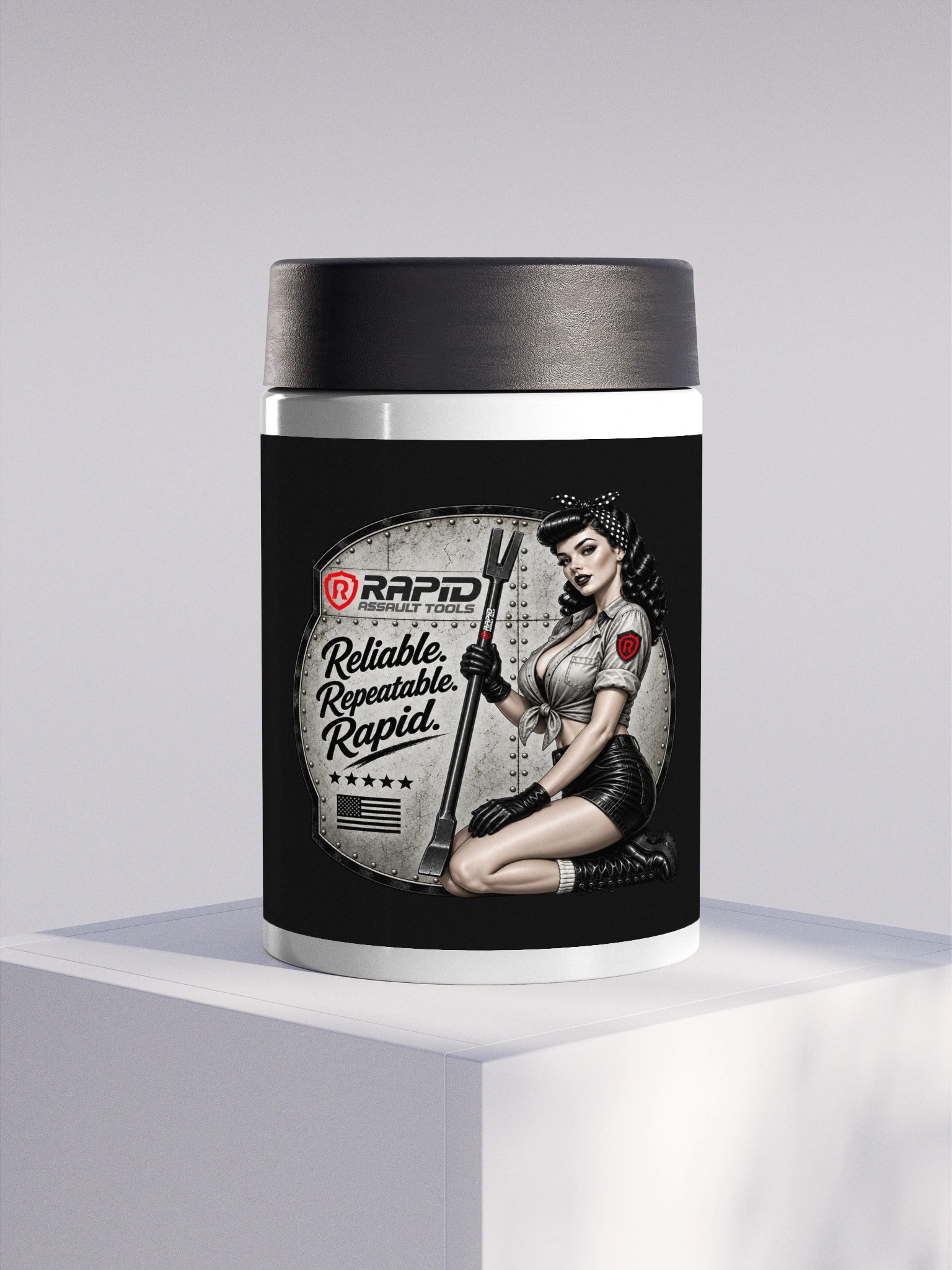 RAT Stainless Steel Can Koozie product image (1)