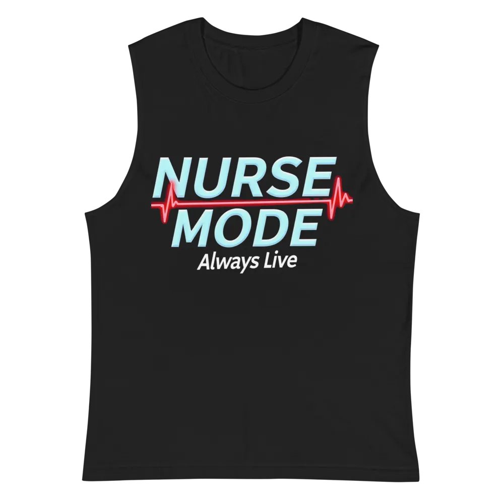 Heartbeat Nurse Mode Muscle Tank product image (2)