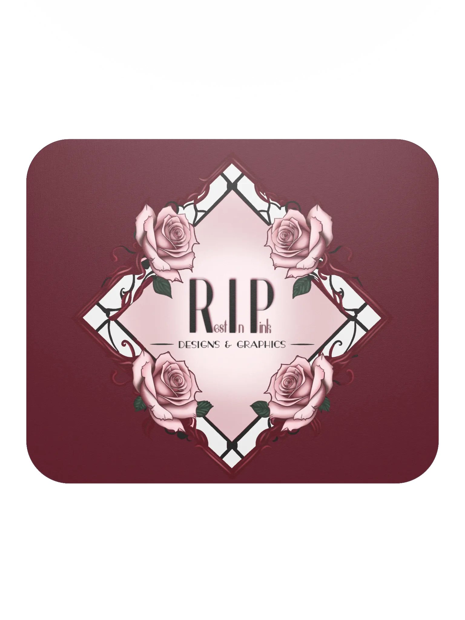 RIP Full Logo Mouse Pad - Red product image (2)
