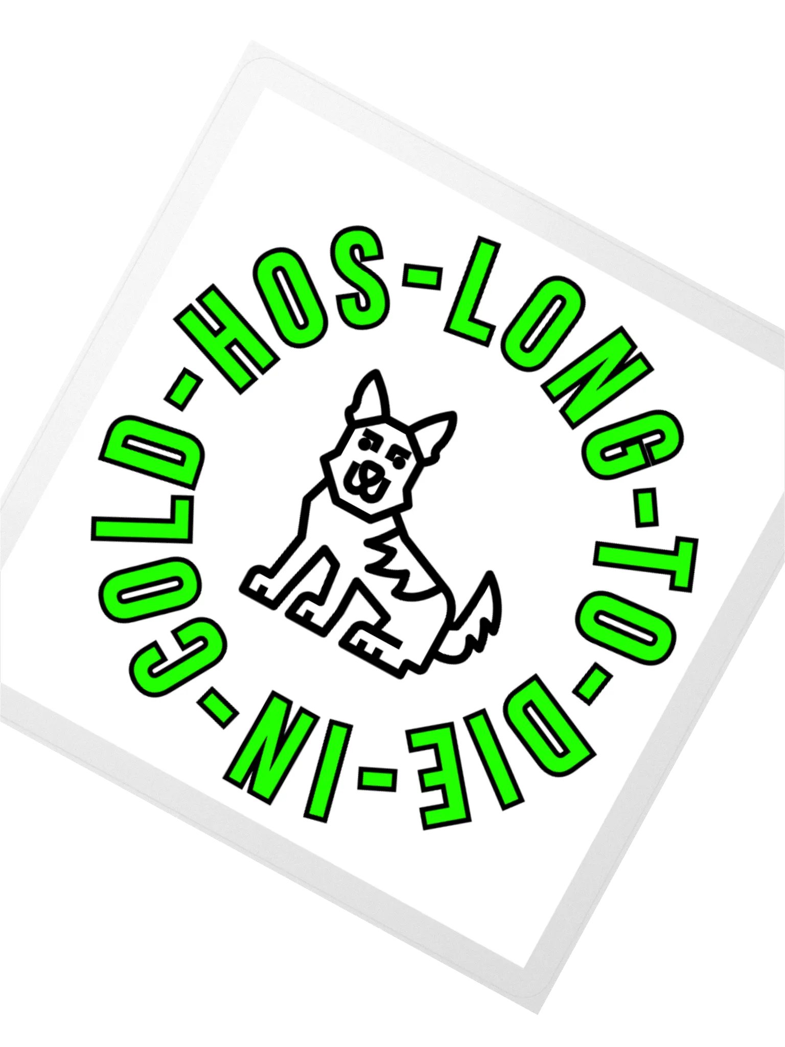 Hos Long Kiss Cut Sticker product image (2)