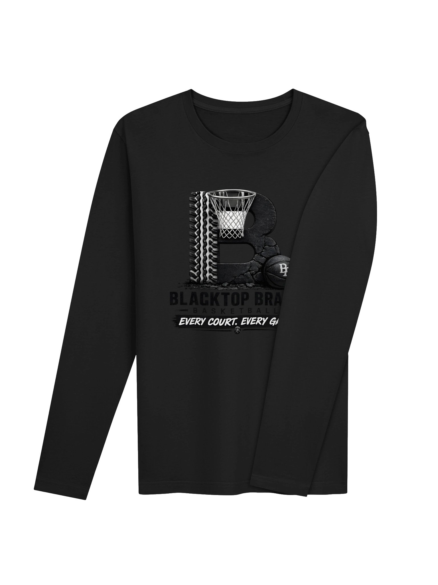 Blacktop Brand Basketball Logo Crew product image (4)
